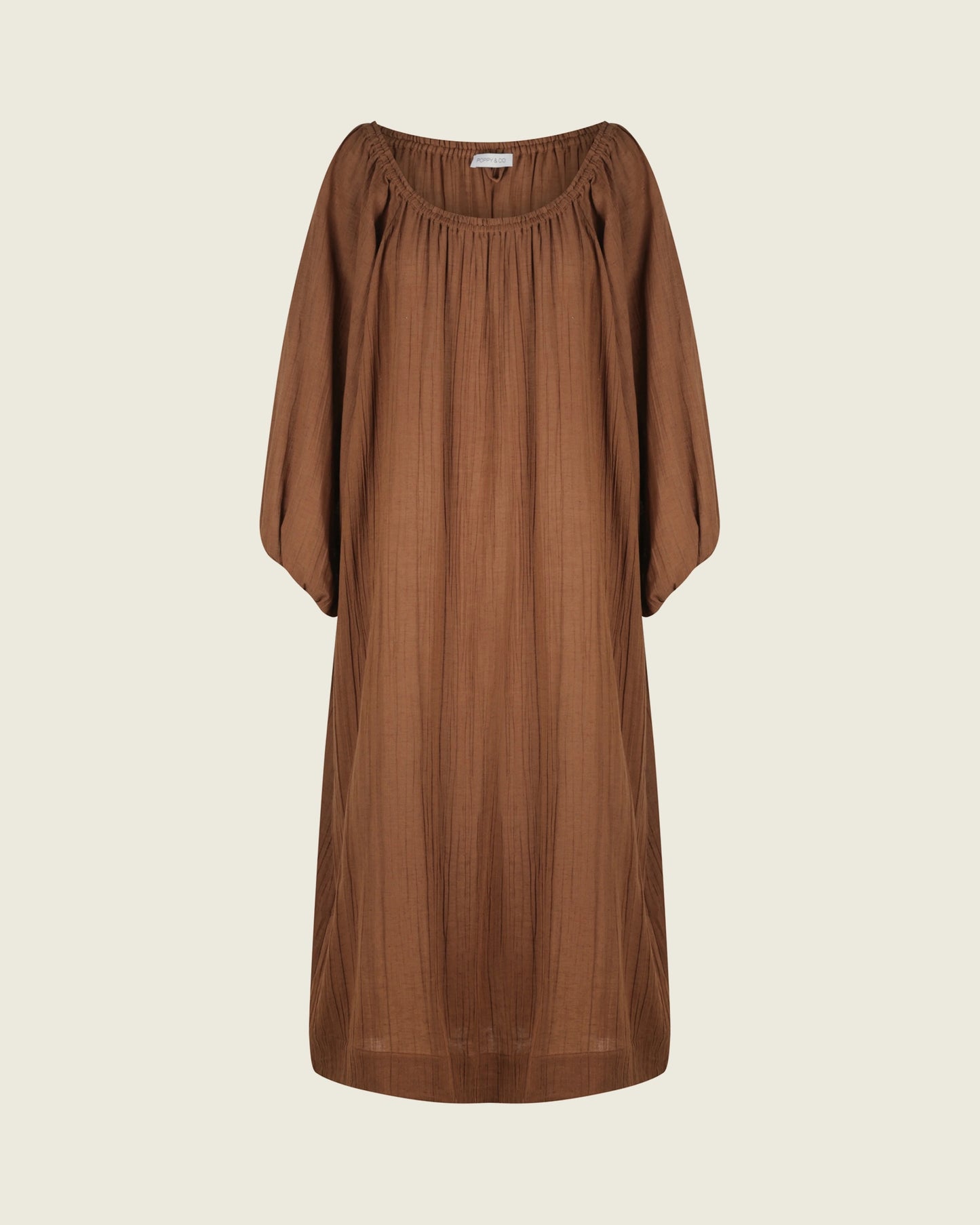 CORFU MAXI DRESS PECAN