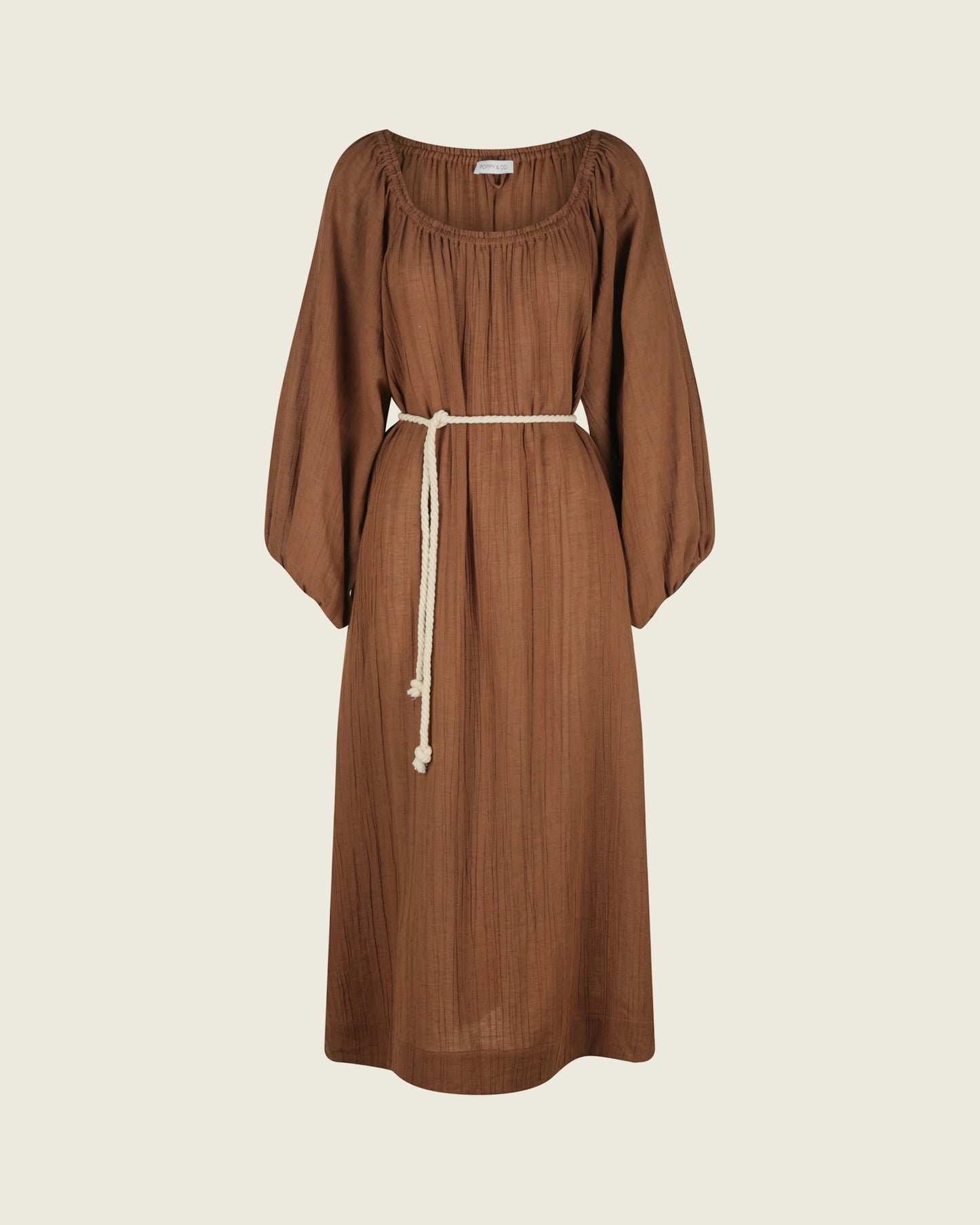 CORFU MAXI DRESS PECAN