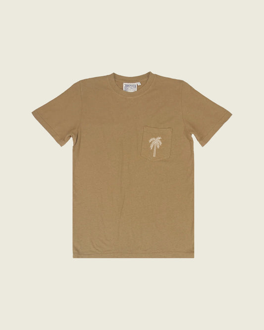 HOLIDAY X JUNGMAVEN JUNG POCKET TEE COYOTE