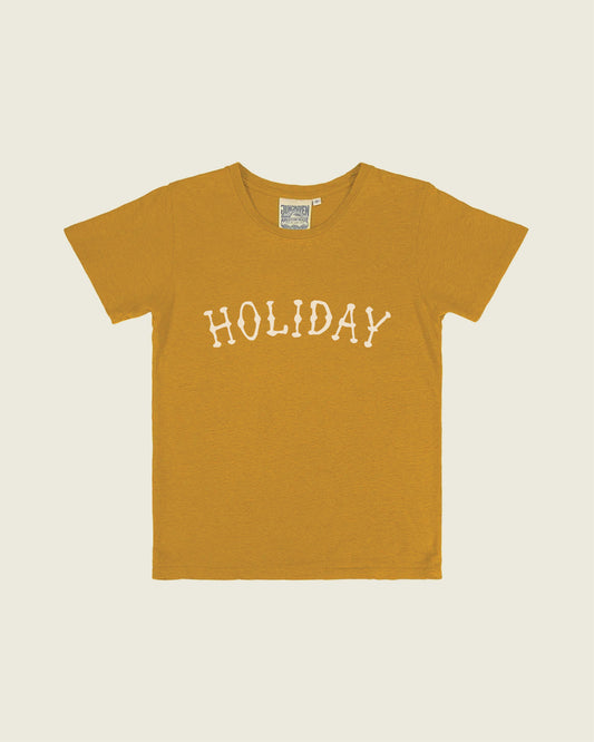 HOLIDAY X JUNGMAVEN LOREL TEE MUSTARD