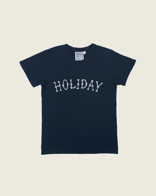 HOLIDAY X JUNGMAVEN LOREL TEE NAVY