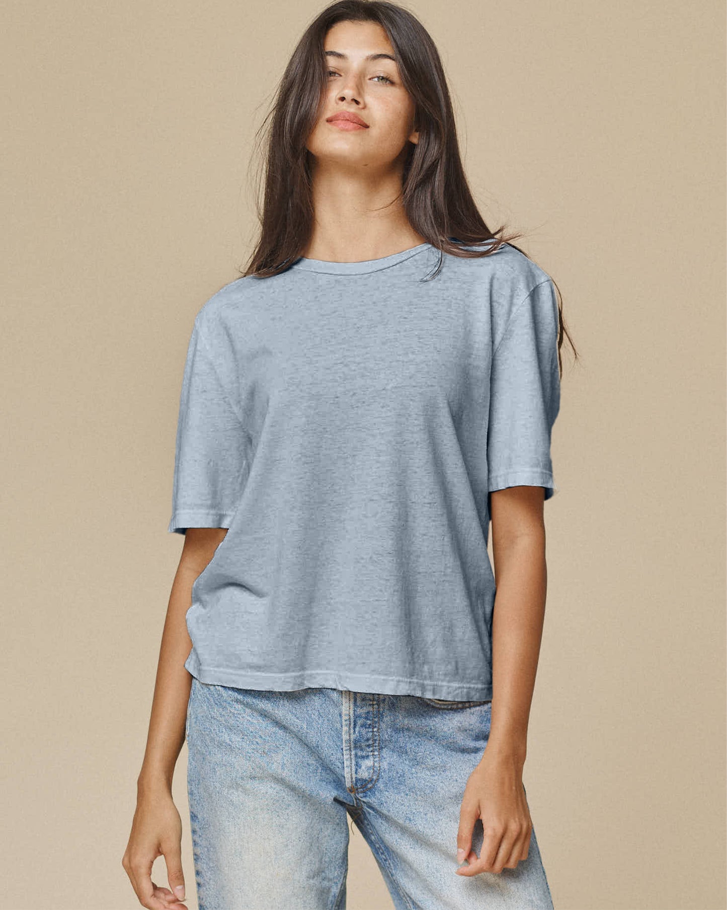 JUNGMAVEN SILVERLAKE TEE COASTAL BLUE