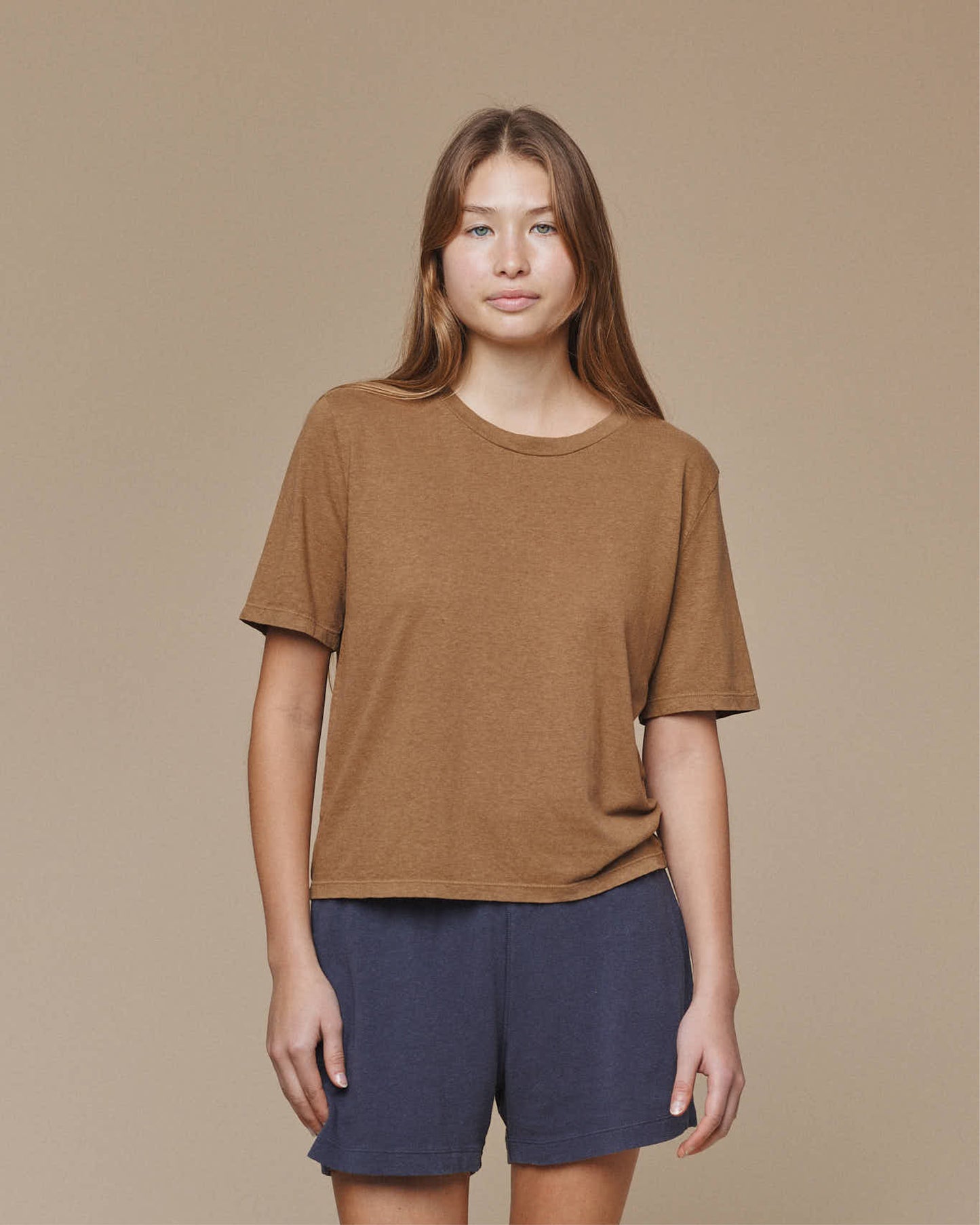 JUNGMAVEN SILVERLAKE TEE COYOTE